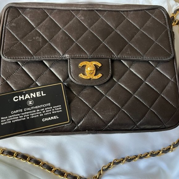 Vintage Chanel Leather Shoulder bag - Authentication Card included - Picture 4 of 7